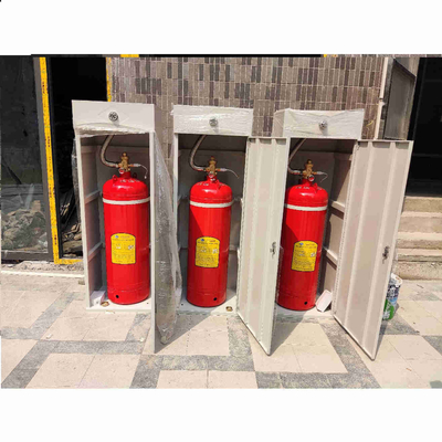 kualitas  90L Type Hfc 227ea FM200 Fire Extinguishing System With Multiple Zones Controlled pabrik