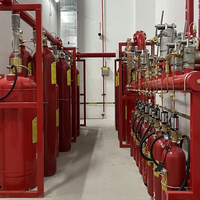 Sistem pemadam kebakaran HFC227ea FM200 40L - 180L Pemadam kebakaran Heptafluoropropane