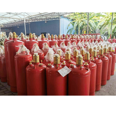 Merah Hfc227ea FM200 Sistem Penekan Gas Keamanan Tinggi Ramah Lingkungan