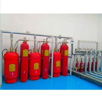 Sistem Jaringan Pipa FM200 Keamanan Tinggi 70L - 180L HFC 227ea Sistem Pemadam Kebakaran