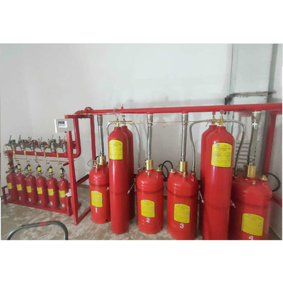 Galvanized Steel FM200 Sistem Pemadam Kebakaran Pemadam Kebakaran 120L Kapasitas