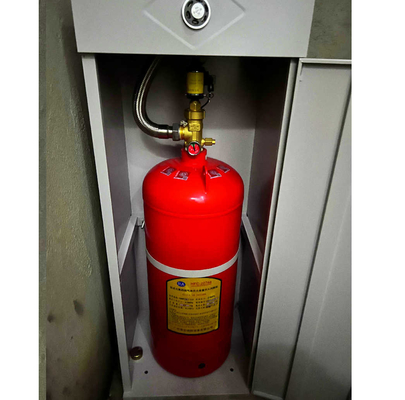 40L 33kg FM200 Gas Fire Extinguishing System Dengan Perlindungan Multi Zone