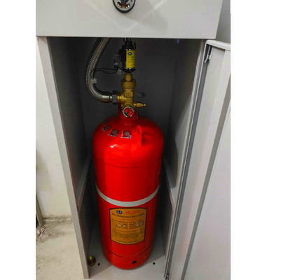 40L 33kg FM200 Gas Fire Extinguishing System Dengan Perlindungan Multi Zone