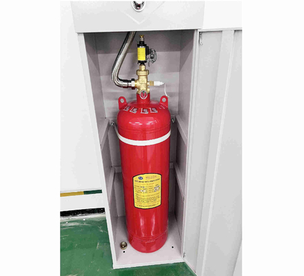 Heptafluoropropane Fm200 Sistem Pemadam Kebakaran Kontrol Zona Tunggal Dengan Silinder 90L