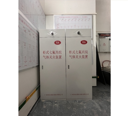 Heptafluoropropane Fm200 Sistem pemadam kebakaran 120L Jenis Lemari Merah