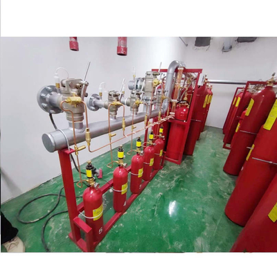 Keamanan HFC-227ea FM 200 Sistem pemadam kebakaran 0 - 50°C Suhu operasi