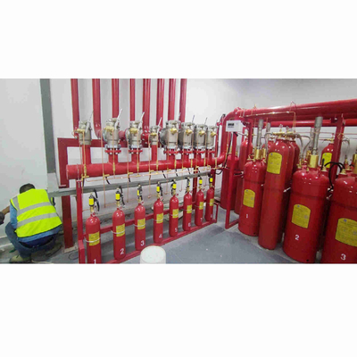 Sistem pemadam kebakaran gas otomatis Fm200 4.2MPa 5.6Mpa Sistem deteksi kebakaran