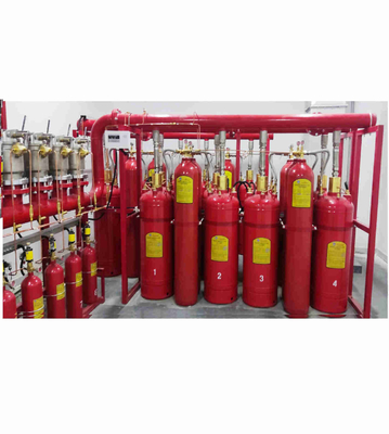 Sistem pemadam kebakaran gas otomatis Fm200 4.2MPa 5.6Mpa Sistem deteksi kebakaran