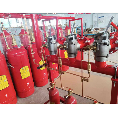 Hfc227ea Silinder Sistem Pemadam Kebakaran 4.2mpa / 5.6mpa Manajemen Zona Opsional