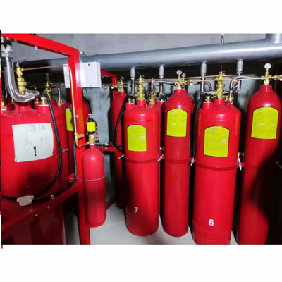 Jaringan pipa FM200 Sistem pemadam kebakaran 120L Sistem pemadam kebakaran otomatis