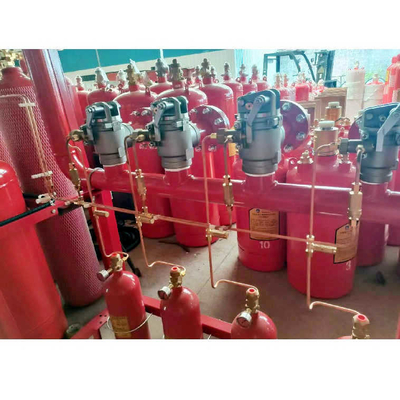 Peralatan Perlindungan Kebakaran Heptafluoropropane FM200 Sistem Jaringan Pipa