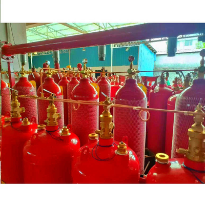 Peralatan Perlindungan Kebakaran Heptafluoropropane FM200 Sistem Jaringan Pipa
