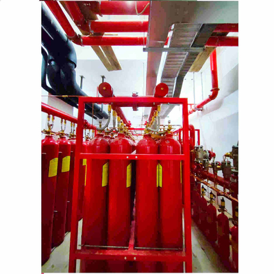 IG 100 Inert Gas Fire Suppression System Dengan Kapasitas Pipe Network 70L - 90L