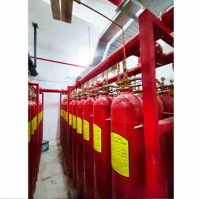 IG 100 Inert Gas Fire Suppression System Dengan Kapasitas Pipe Network 70L - 90L