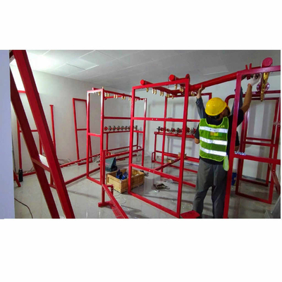 Multifunctional IG100 Inert Gas Fire Extinguishing System Daya tahan tinggi Warna Merah