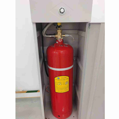 Merah Hfc-227ea FM200 Kabinet Sistem 120L baja Gas Suppression System