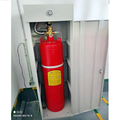 FM200 Kabinet alat pemadam kebakaran dengan 150L botol merah 2.5Mpa