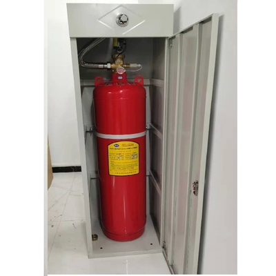 FM200 Kabinet alat pemadam kebakaran dengan 150L botol merah 2.5Mpa