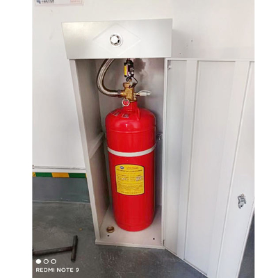 120L FM200 HFC227ea Red Cylinder Gas Fire Extinguisher 2,5 MPa