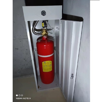 Alat pemadam kebakaran gas FM200 dengan sistem alarm set botol merah untuk deteksi kebakaran
