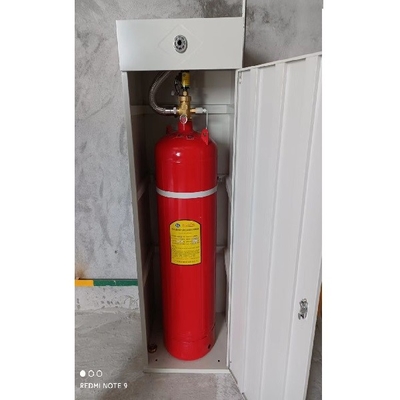100L FM200 Hfc-227ea Kabinet Pemadam Kebakaran Botol Tunggal 2.5MPa