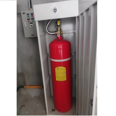 Alat pemadam kebakaran kabinet 100L FM200 dengan nozzle agen pemadam kebakaran cepat dan efektif