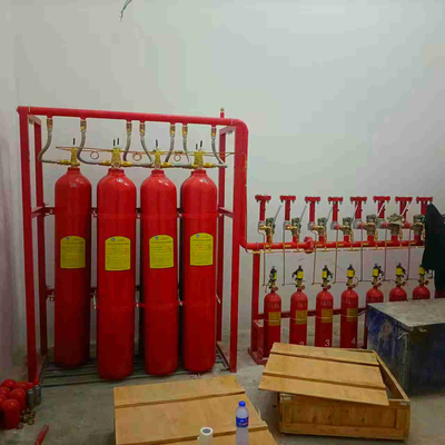 15MPa 90L IG541 Sistem Pemadam Kebakaran Desain Ringan Dengan Low Maintenance merah