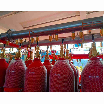 IG 541 Sistem pemadam kebakaran gas inert Kapasitas 70L 80L 90L Tipe pipa