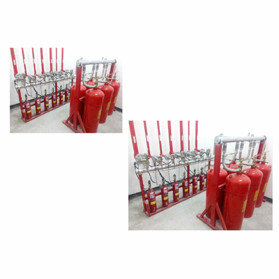 Sistem Penindasan Gas Kebakaran Multi-Zone Heptafluoropropane 70L 90L 100L 120L Kapasitas
