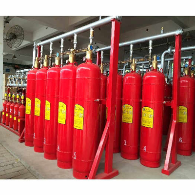 Sistem Jaringan Pipa Heptafluoropropane FM200 Sistem Pemadam Kebakaran Gas Fleksibel