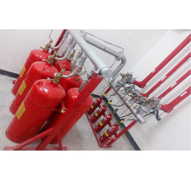Sistem penekanan gas FM200 Silinder Non Polluting Pipeline Network Type