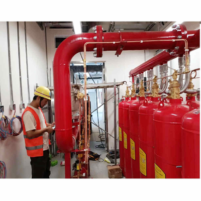70L 90L 120L 150L Indoor FM200 Silinder 2.5Mpa Silinder Penekanan Gas