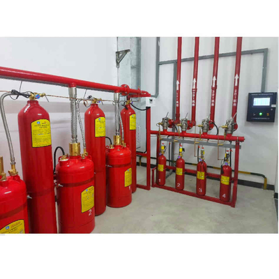 Heptafluoropropane FM200 Gas Fire Extinguishing System 4.2Mpa / 5.6Mpa Tekanan Kerja