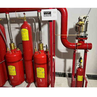 4.2MPa Merah FM200 Sistem Pemadam Kebakaran Gas Otomatis Tanpa Warna
