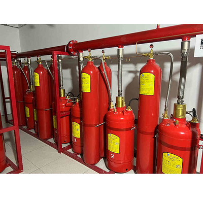 Heptafluoropropane FM200 Sistem Aliran Piston Penekan Kebakaran Ruang Komputer