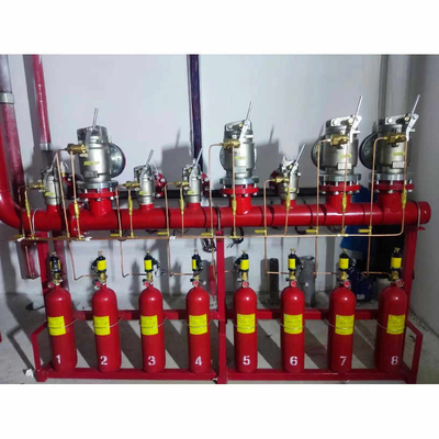 FM200 Sistem pemadam kebakaran Heptachloropropane Mesin pemadam kebakaran multi zona