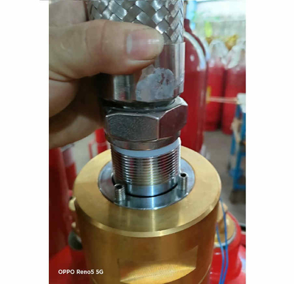 5.6 Bar / 4.2 Bar FM200 Sistem Aliran Piston Sistem Pemadam Kebakaran Pipa
