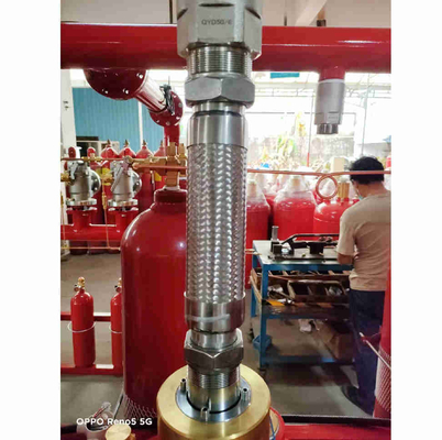 5.6 Bar / 4.2 Bar FM200 Sistem Aliran Piston Sistem Pemadam Kebakaran Pipa