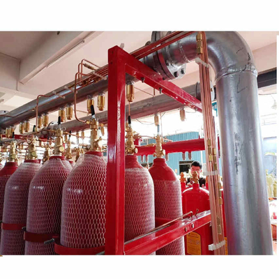 5.6Mpa FM200 Sistem Aliran Piston HFC-227 Red Cylinder Fire Extinguisher