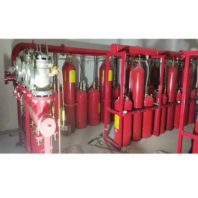 Sistem Aliran Piston FM200 Tanpa Bau Sistem Pemadam Kebakaran Gas Untuk Ruang Berganda