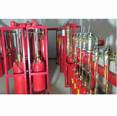 Sistem Aliran Piston FM200 Tanpa Bau Sistem Pemadam Kebakaran Gas Untuk Ruang Berganda