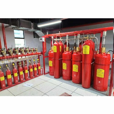 Tipe pipa FM200 Sistem aliran piston Sistem penekanan gas Heptafluoropropane