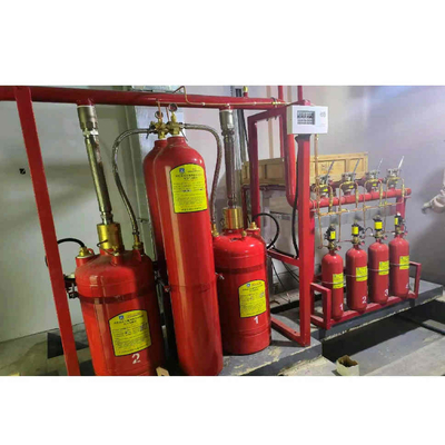 FM200 Sistem Pemadam Kebakaran Gas Campuran Agen kemurnian 99,99% Tidak berbau