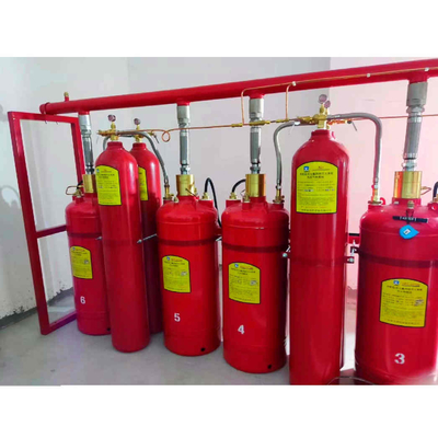 FM200 Sistem Pemadam Kebakaran Gas Campuran Agen kemurnian 99,99% Tidak berbau